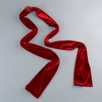 Sophisticated Velvet Whisper Evening Dress – Detail View
