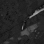 Enchanting Noir Decadence Evening Dress – Silhouette