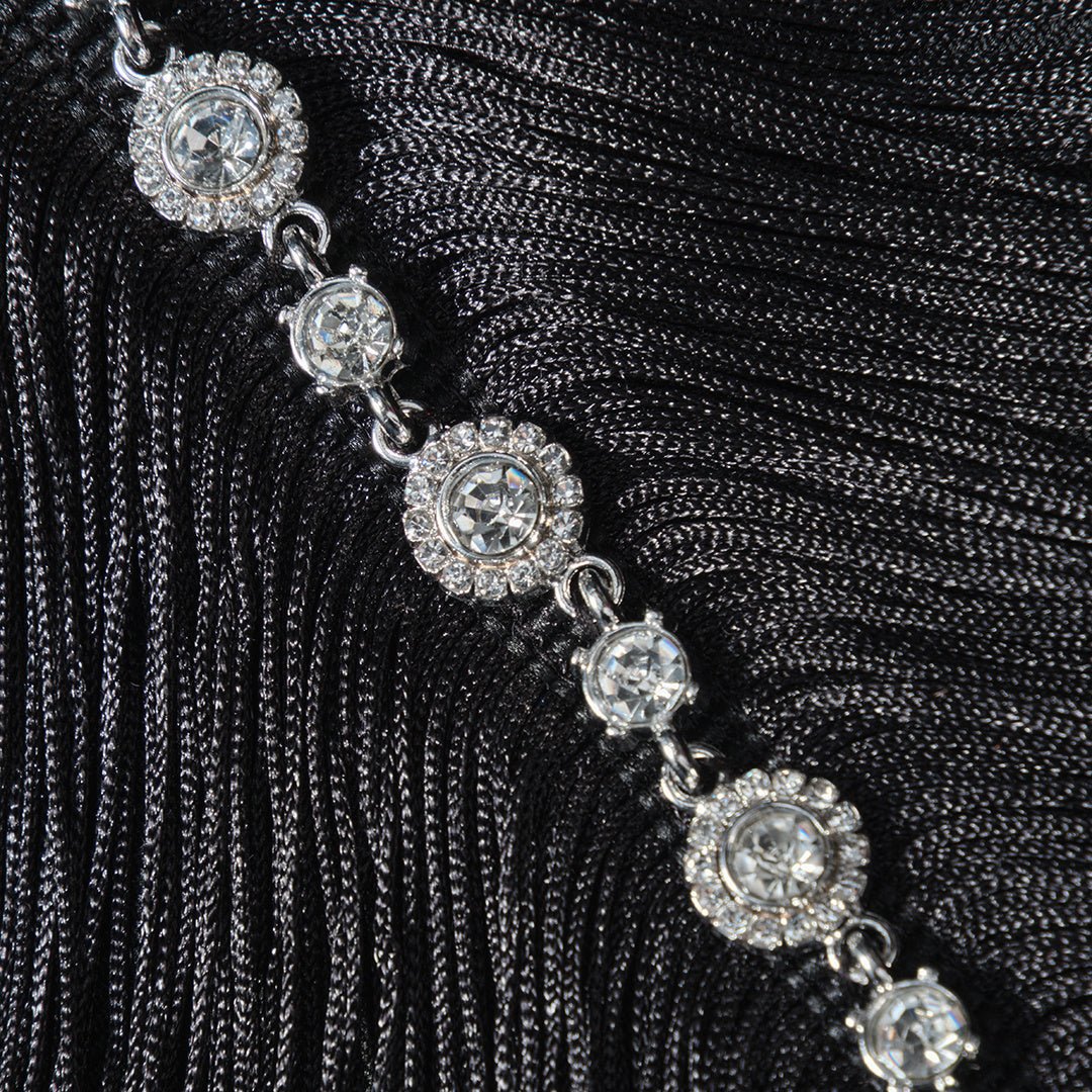 Timeless Velour Élite Evening Dress – Worn View