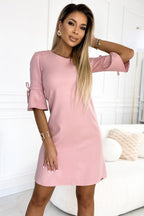 Refined Parisian Twilight Cocktail Dress – Side View