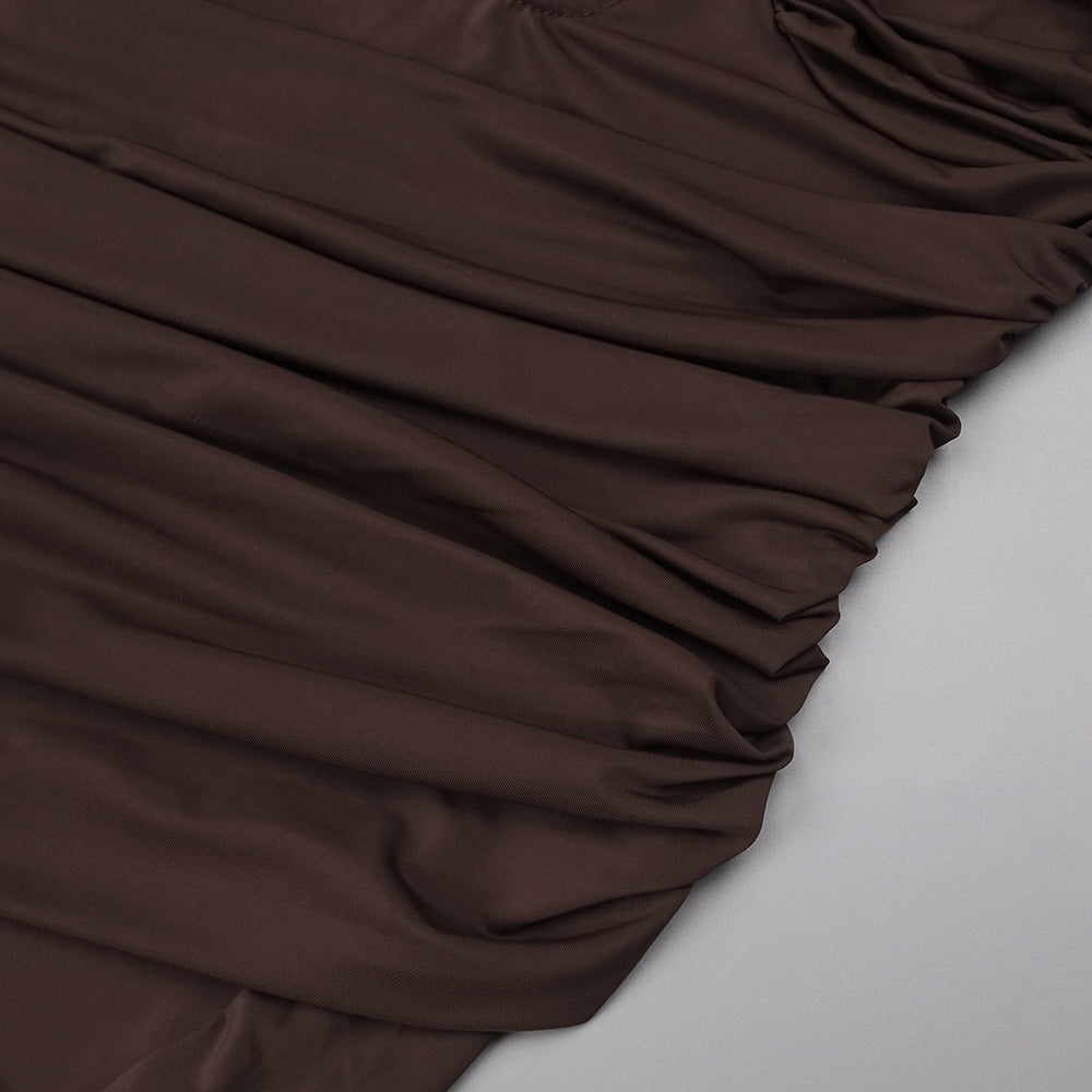 Captivating Silken Dusk Evening Dress – Flow Shot