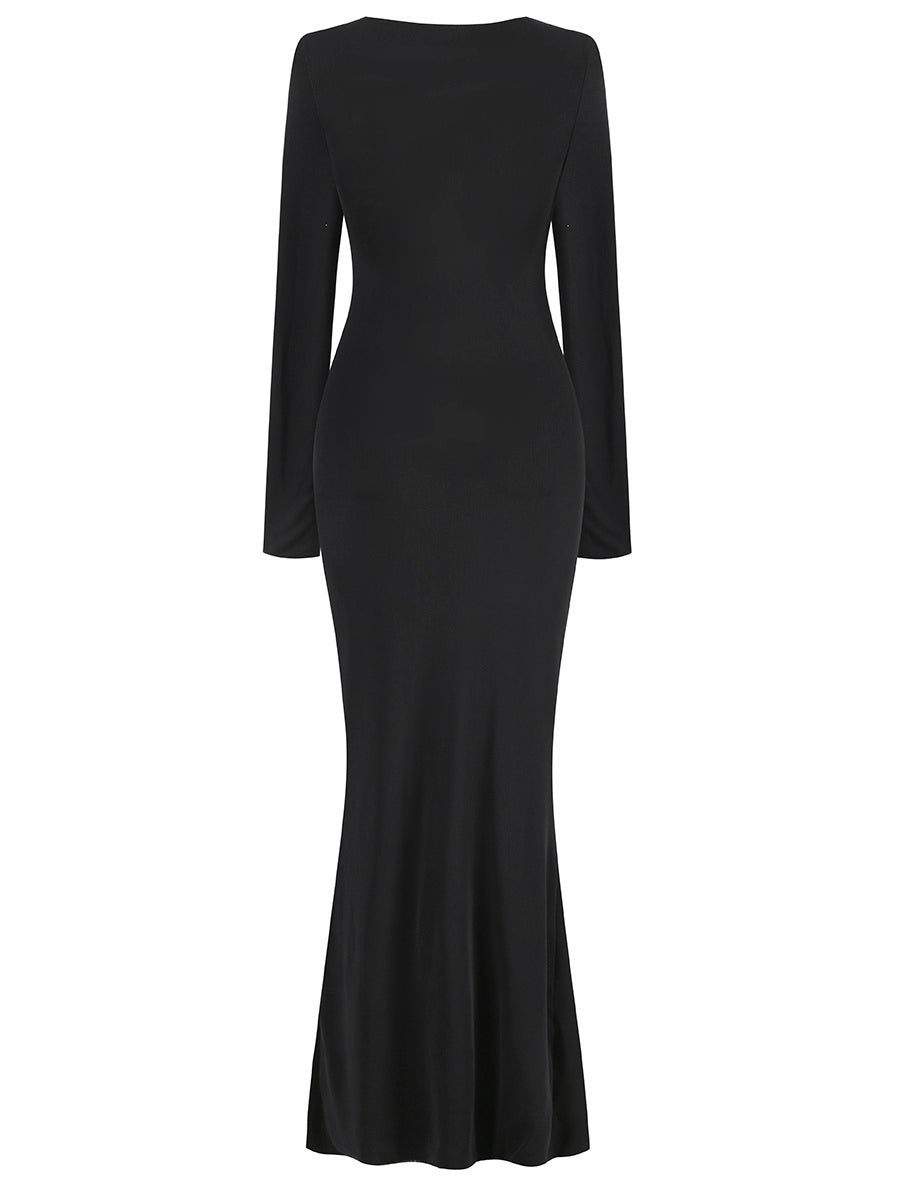 Stunning Quiet Geometry Evening Dress – Back View