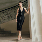 Timeless Velour Élite Evening Dress – Full Length