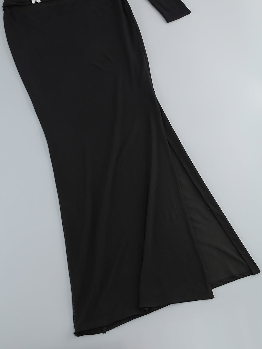 Stunning Quiet Geometry Evening Dress – Model View