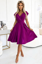 Luxe Milan Elegance Cocktail Dress – Front View