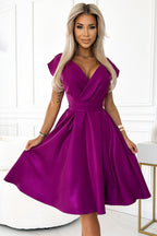 Luxe Milan Elegance Cocktail Dress – Detail View