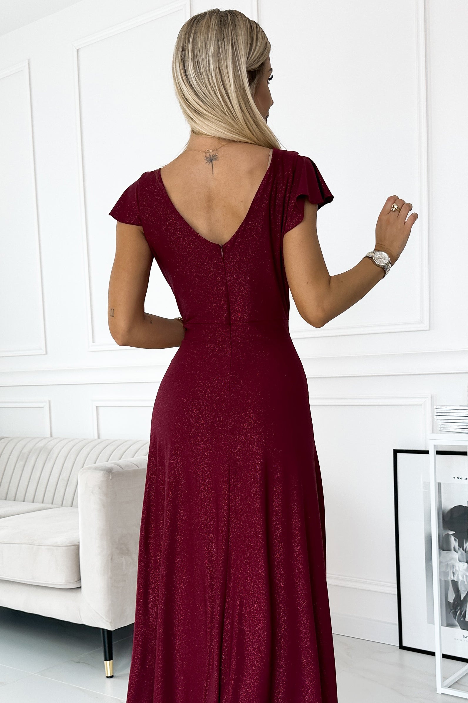 Exquisite Barcelona Nights Evening Dress – Close Up