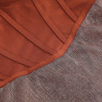 One-Shoulder Corset Bodycon Maxi Dress with Draped Shawl Detail - View 5