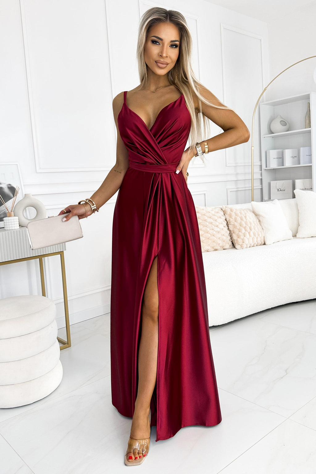 Alluring London Grace Evening Dress – Back View