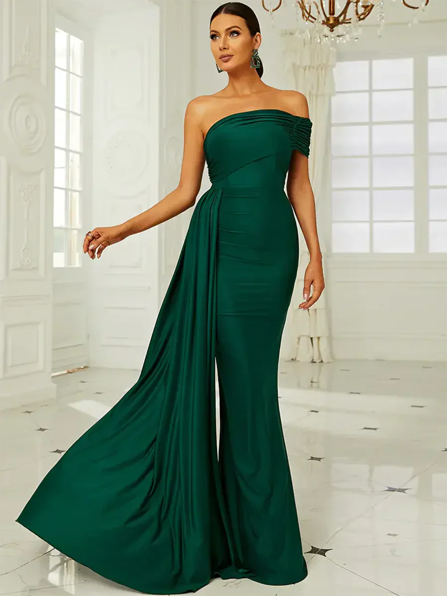 Chic Nocturne Grace Evening Dress – Back View