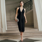 Timeless Velour Élite Evening Dress – Front View