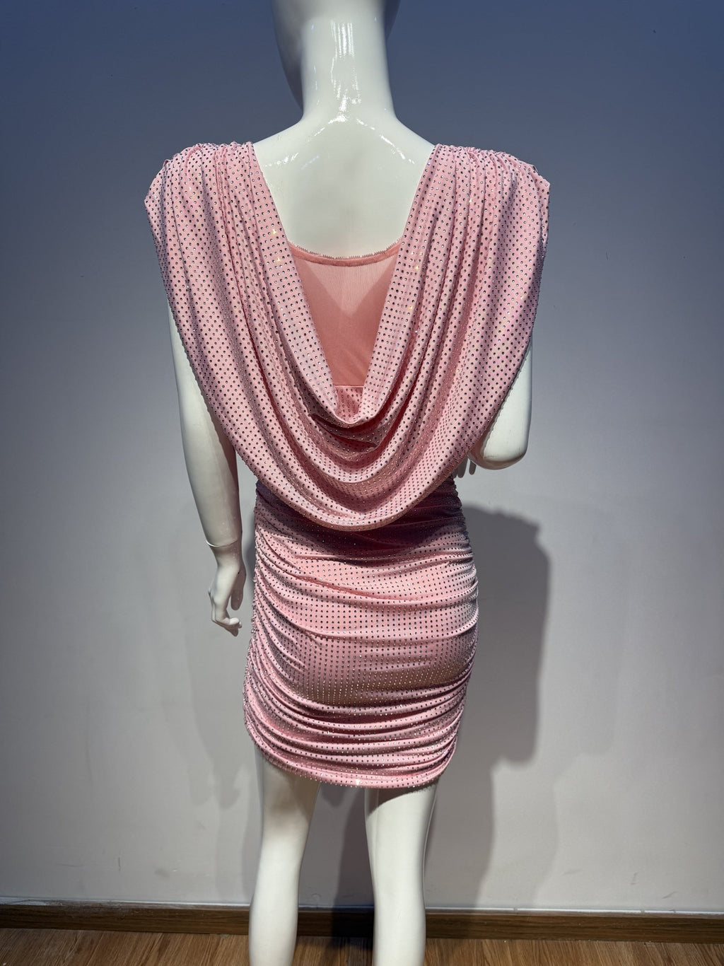 Polished Rose Dusk Cocktail Dress – Back View