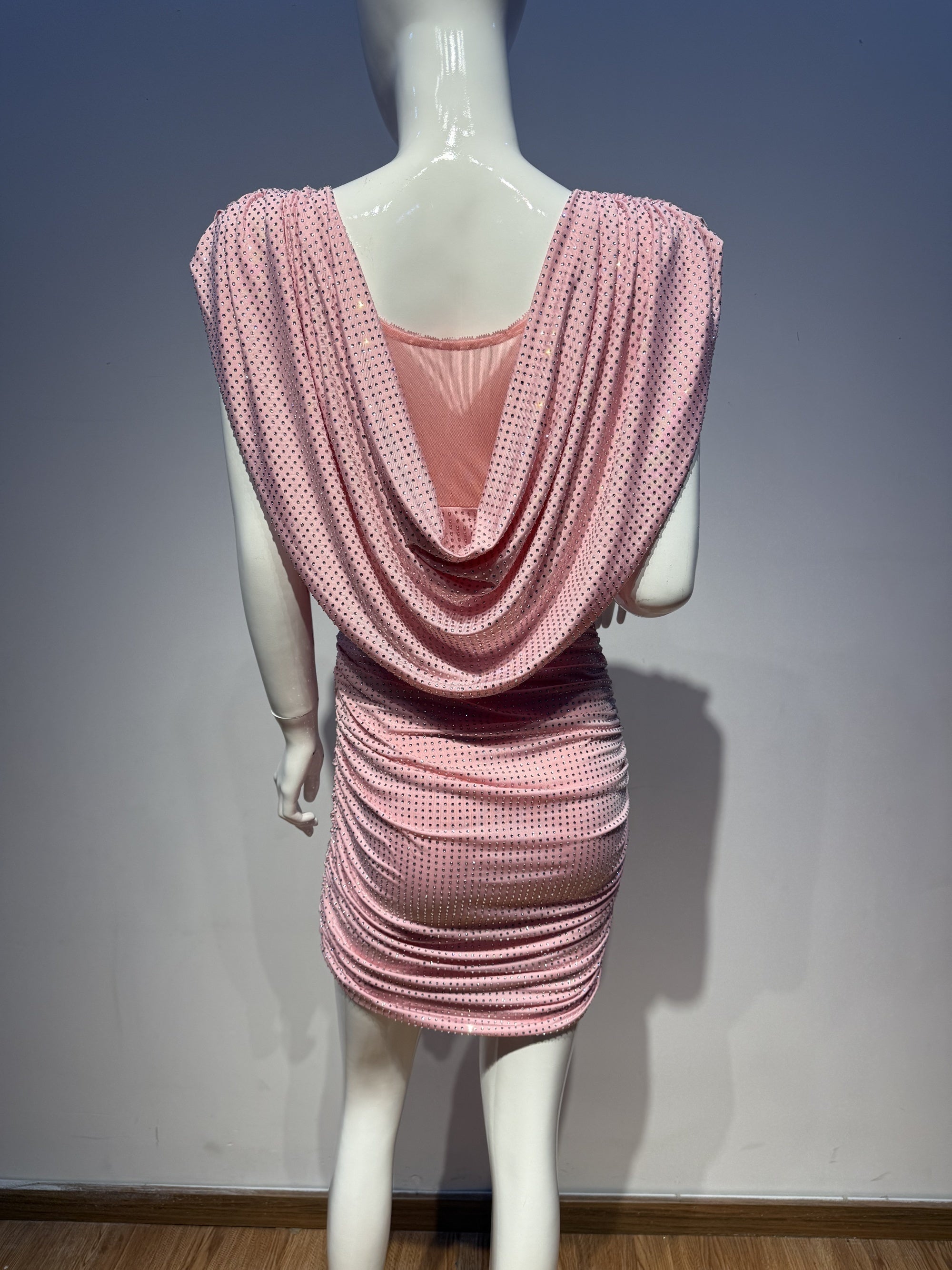 Polished Rose Dusk Cocktail Dress – Back View