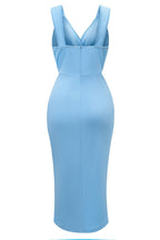 Radiant Sky Affair Evening Dress – Back View
