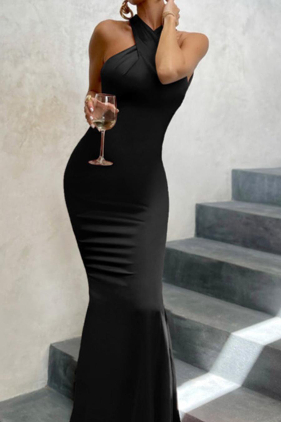 Classic Moonlit Siren Evening Dress – Silhouette