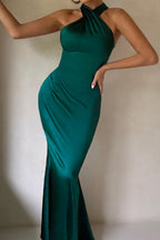 Classic Moonlit Siren Evening Dress – Movement Shot