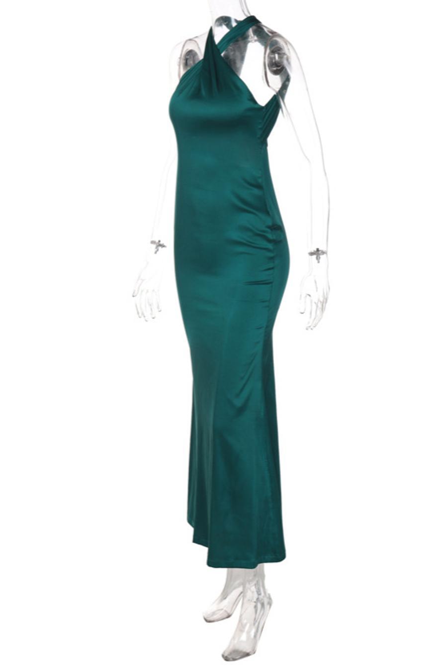 Classic Moonlit Siren Evening Dress – Full Length