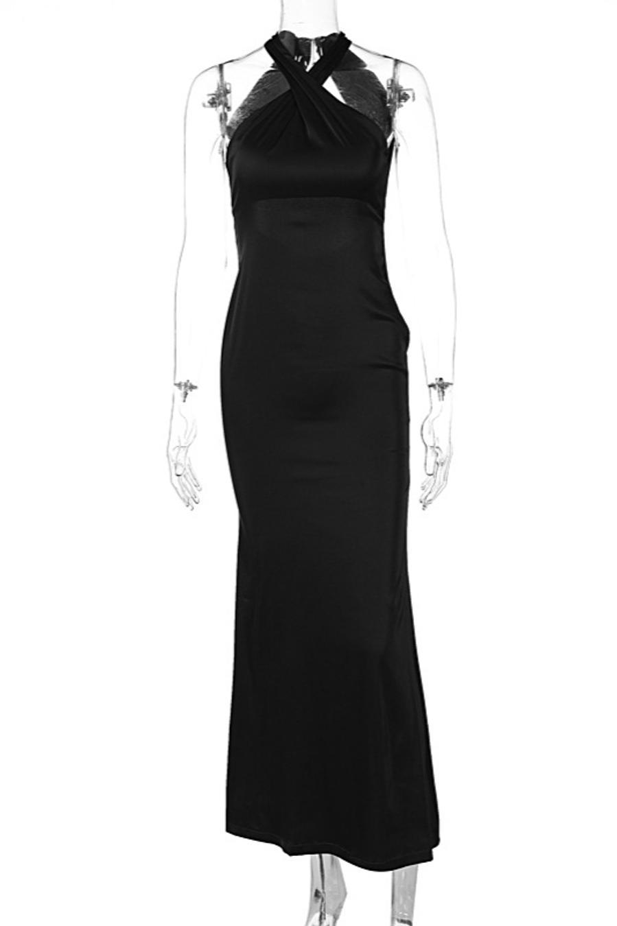 Classic Moonlit Siren Evening Dress – Draped Look