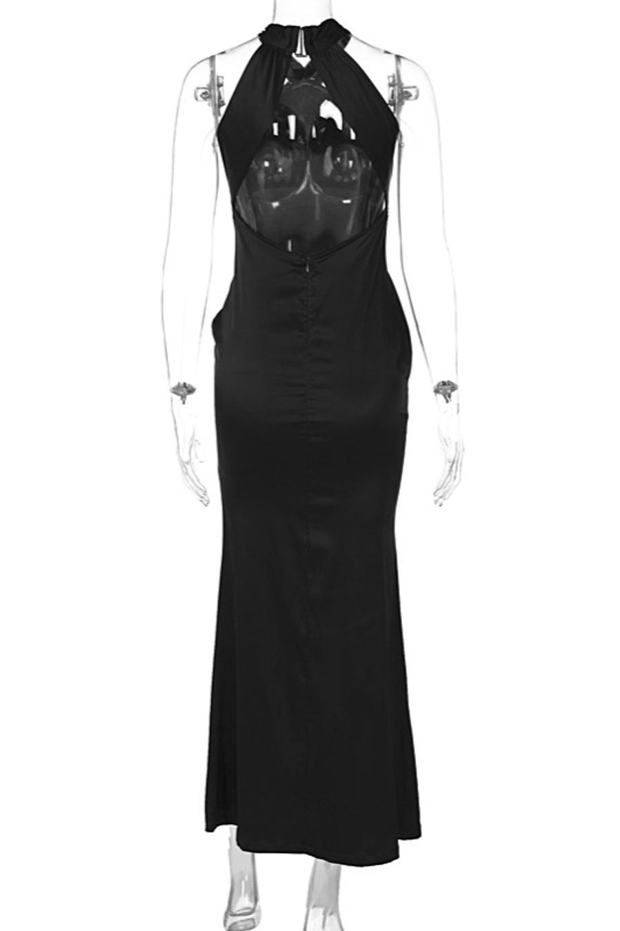 Classic Moonlit Siren Evening Dress – Editorial Shot