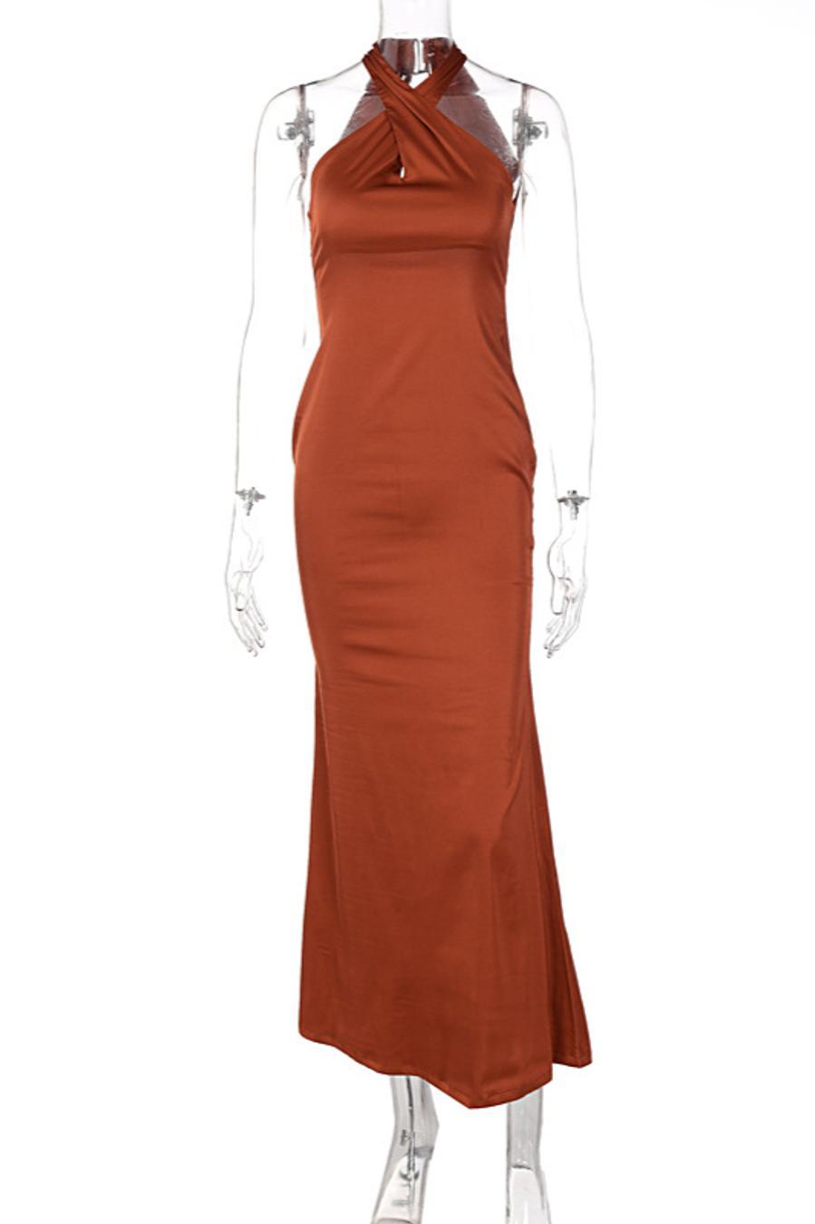 Classic Moonlit Siren Evening Dress – Model View