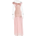 Captivating Blush Twilight Evening Dress – Silhouette