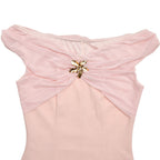 Captivating Blush Twilight Evening Dress – Close Up