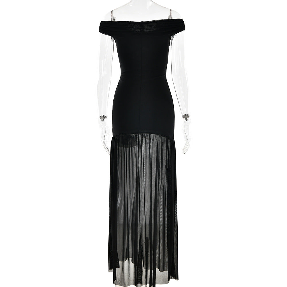 Captivating Blush Twilight Evening Dress – Studio View