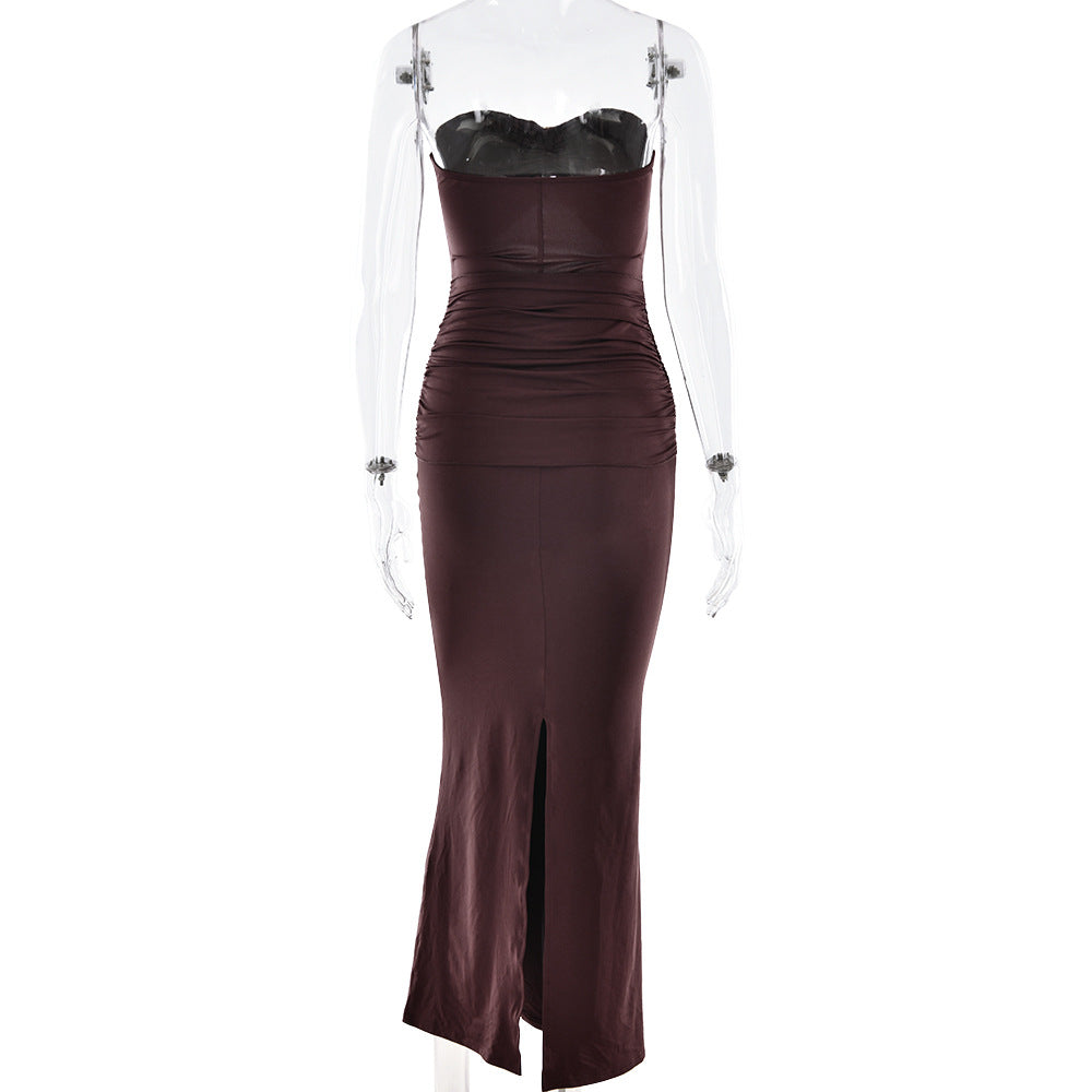 Graceful Jade Ritual Evening Dress – Flow Shot