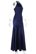 Radiant Midnight Ascend Maxi Evening Dress – Close Up