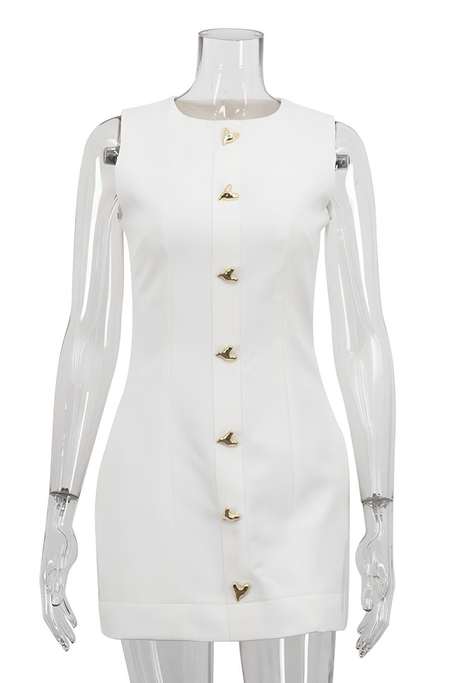 White Muse Dress – Detail View | Women's Maxi Dress