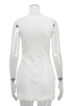 White Muse Dress – Detail View | Women's Maxi Dress