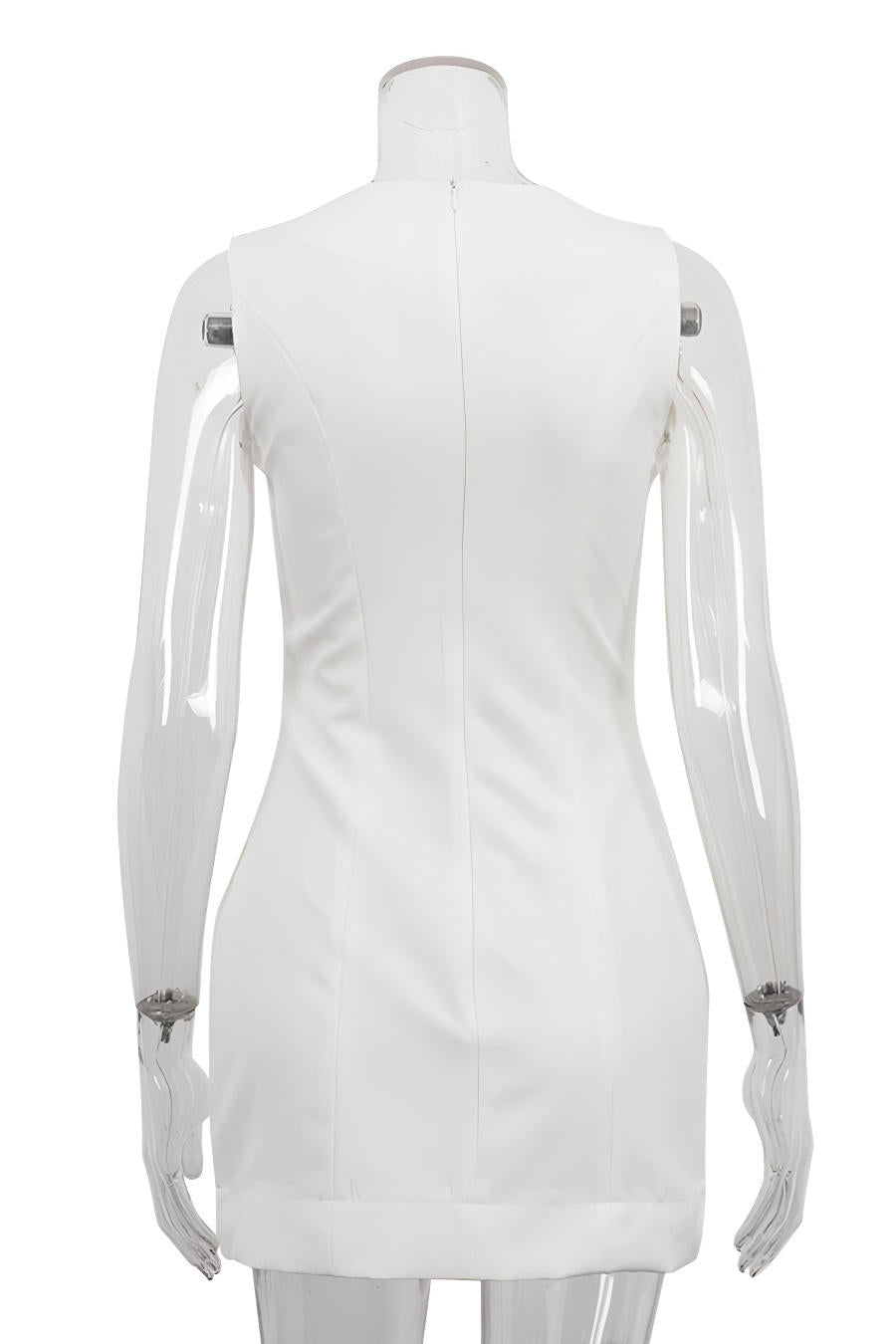 White Muse Dress – Detail View | Women's Maxi Dress