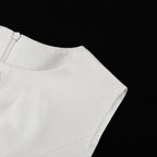 White Muse Dress – Detail View | Women's Maxi Dress