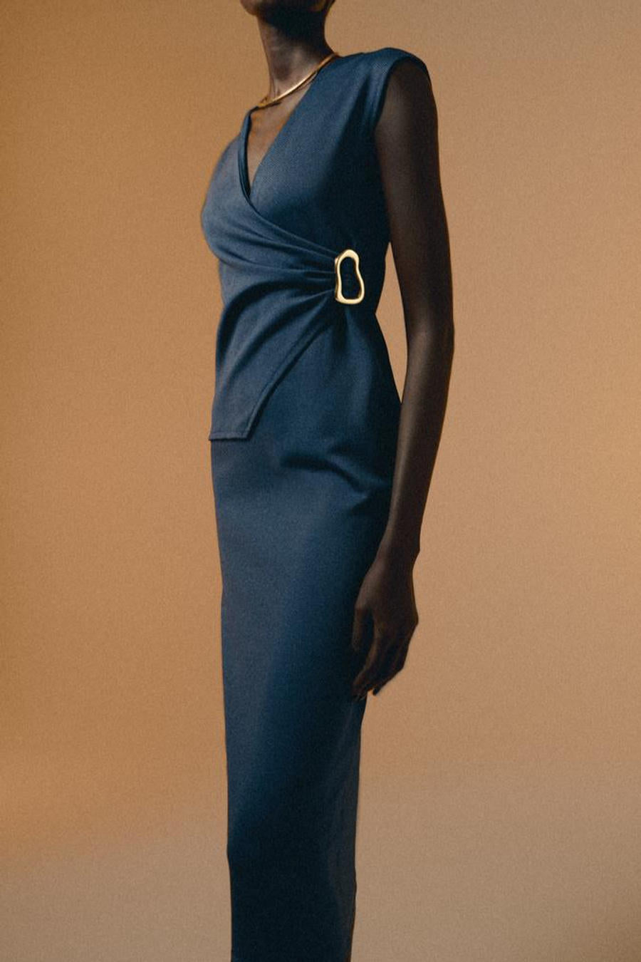 Sand Whisper Dress – Detail View | Women's Maxi Dress