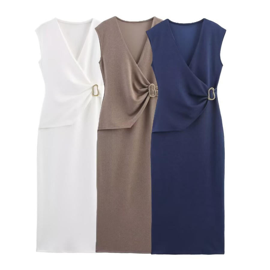 Sand Whisper Dress – Detail View | Women's Maxi Dress