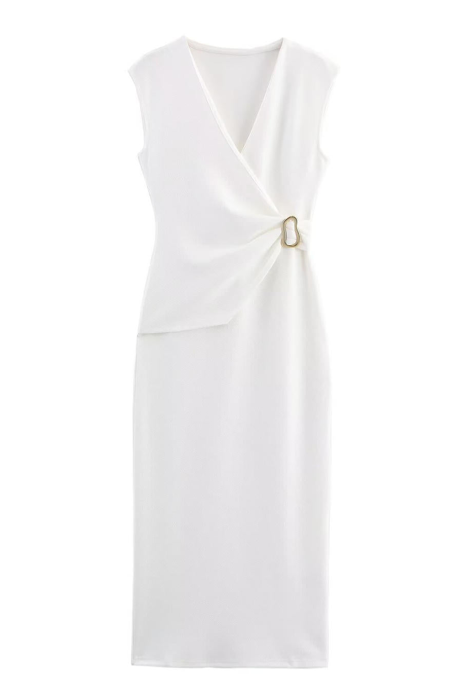 Sand Whisper Dress – Detail View | Women's Maxi Dress