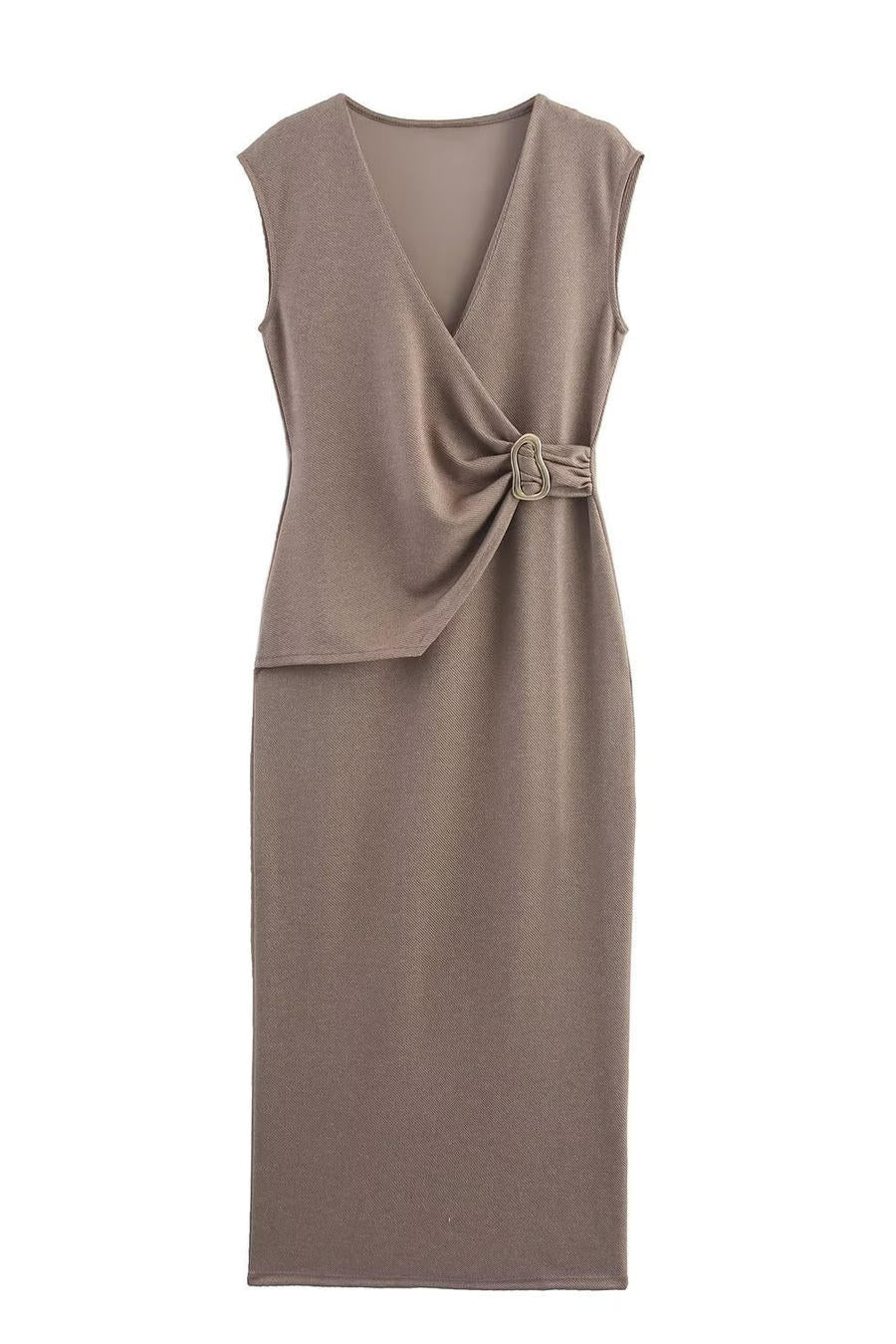 Sand Whisper Dress – Detail View | Women's Maxi Dress