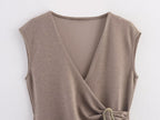 Sand Whisper Dress – Back View | Women's Maxi Dress