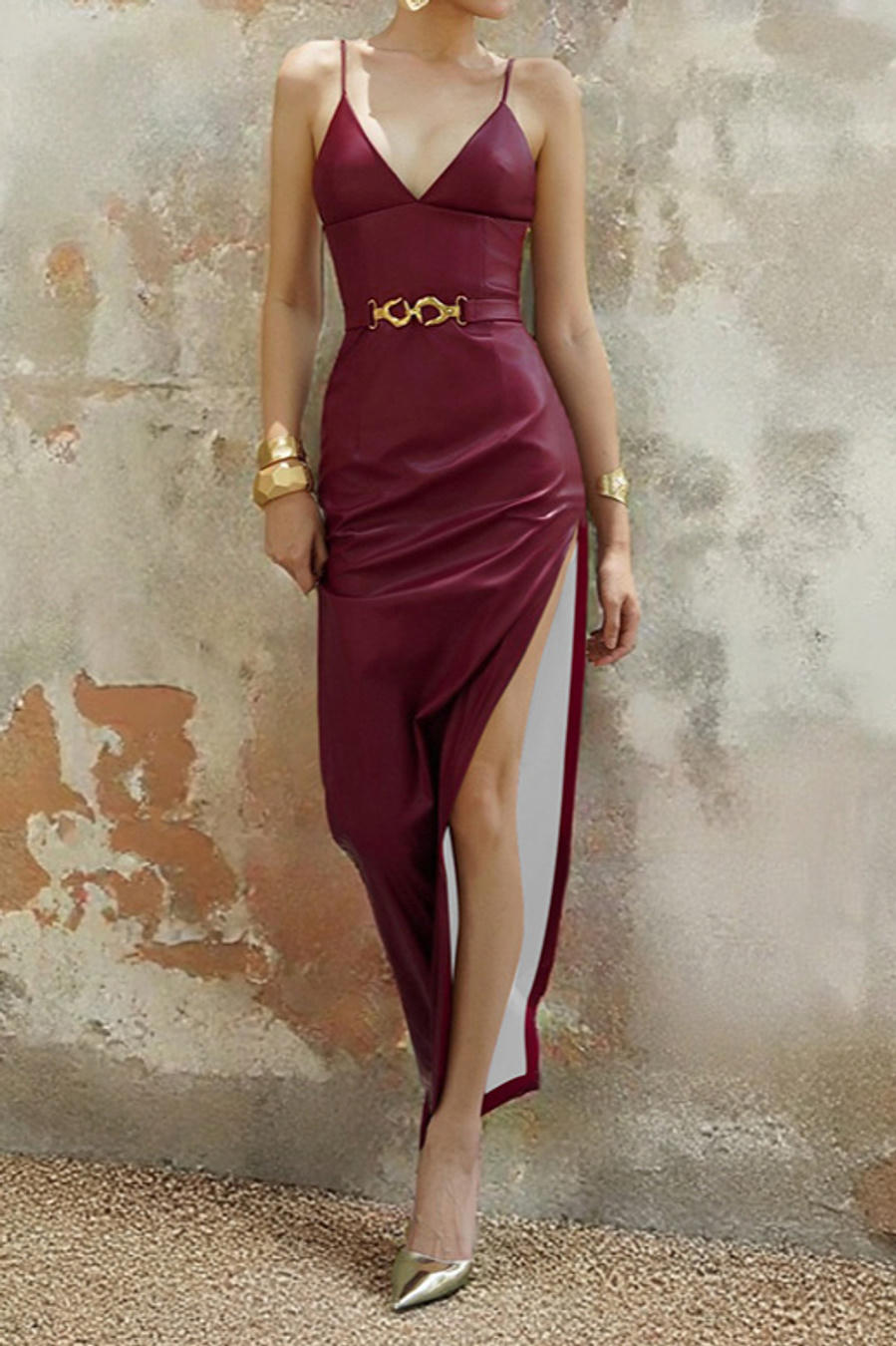 Enchanting Red Obsession Evening Dress – Close Up