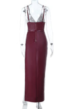 Enchanting Red Obsession Evening Dress – Texture Detail