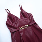 Enchanting Red Obsession Evening Dress – Model View