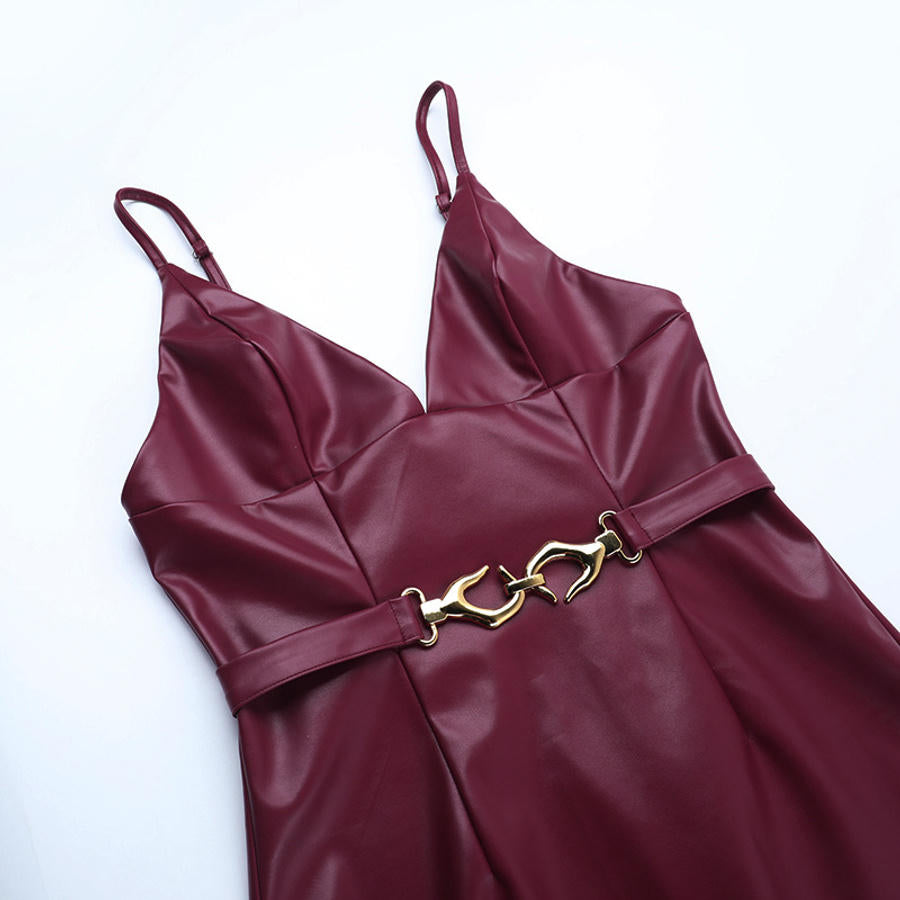 Enchanting Red Obsession Evening Dress – Model View