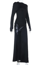 Radiant Noir Ritual Evening Dress – Texture Detail