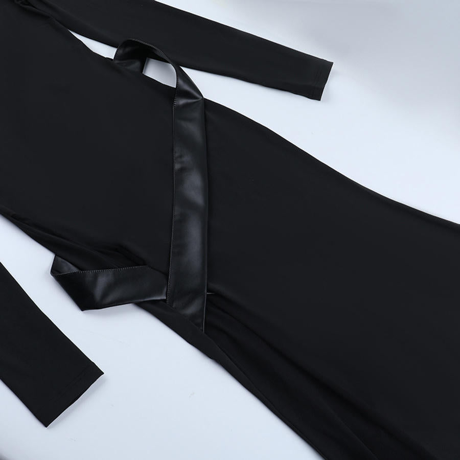 Radiant Noir Ritual Evening Dress – Editorial Shot