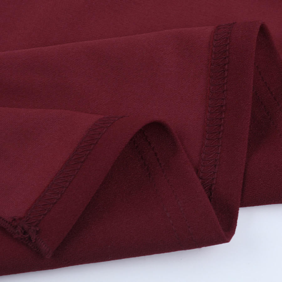 Graceful Garnet Siren Evening Dress – Texture Detail