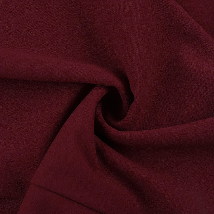 Graceful Garnet Siren Evening Dress – Model View