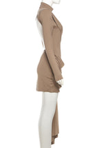 Exquisite Muted Grace Cocktail Dress – Full Length