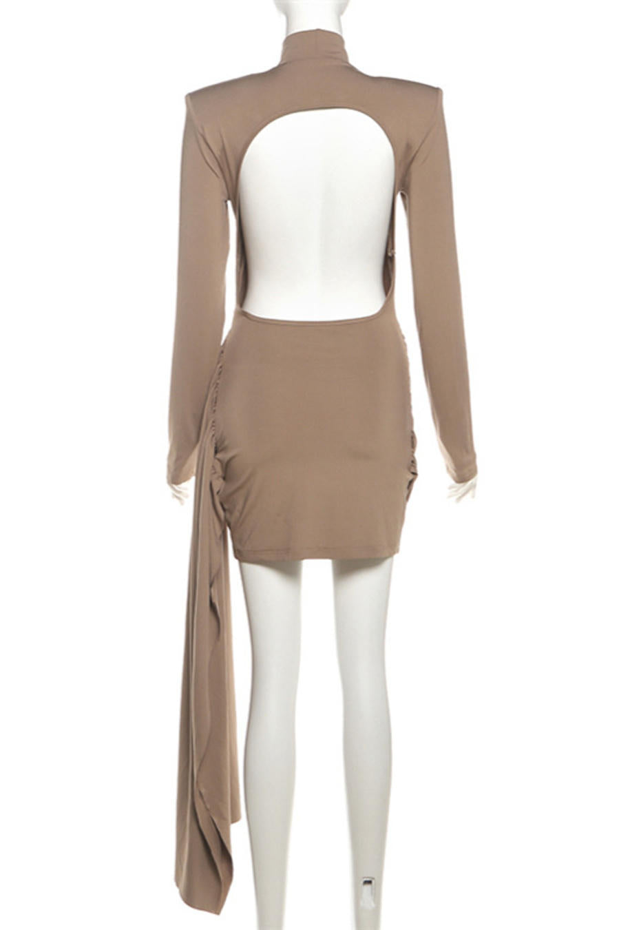 Exquisite Muted Grace Cocktail Dress – Close Up