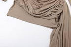 Exquisite Muted Grace Cocktail Dress – Silhouette