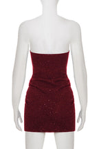 Captivating Garnet Ember Cocktail Dress – Flow Shot
